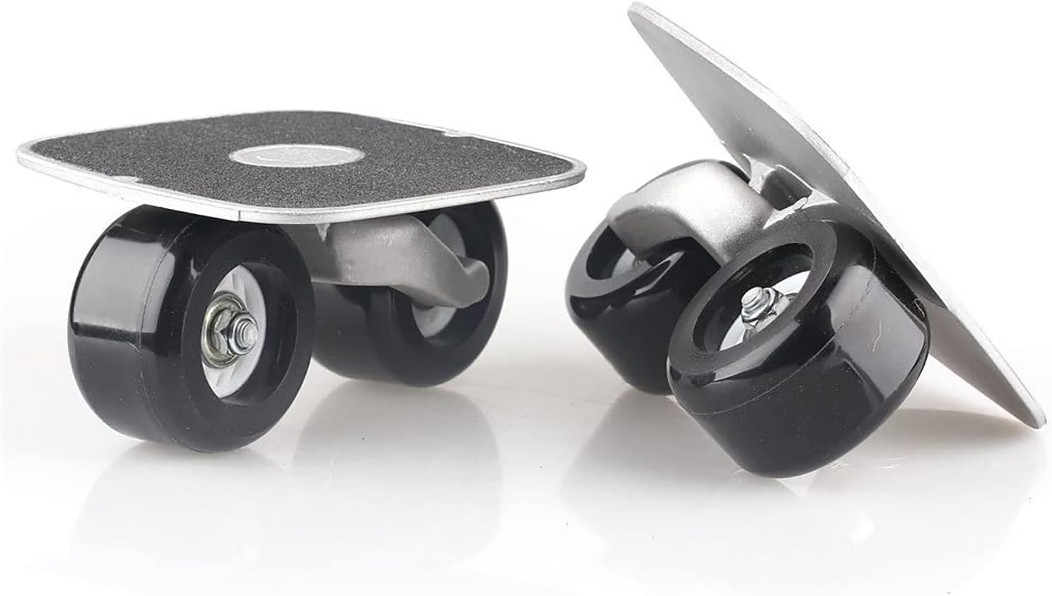 Black Drift Plate with Anti-Slip Board and ABEC-7 Bearings