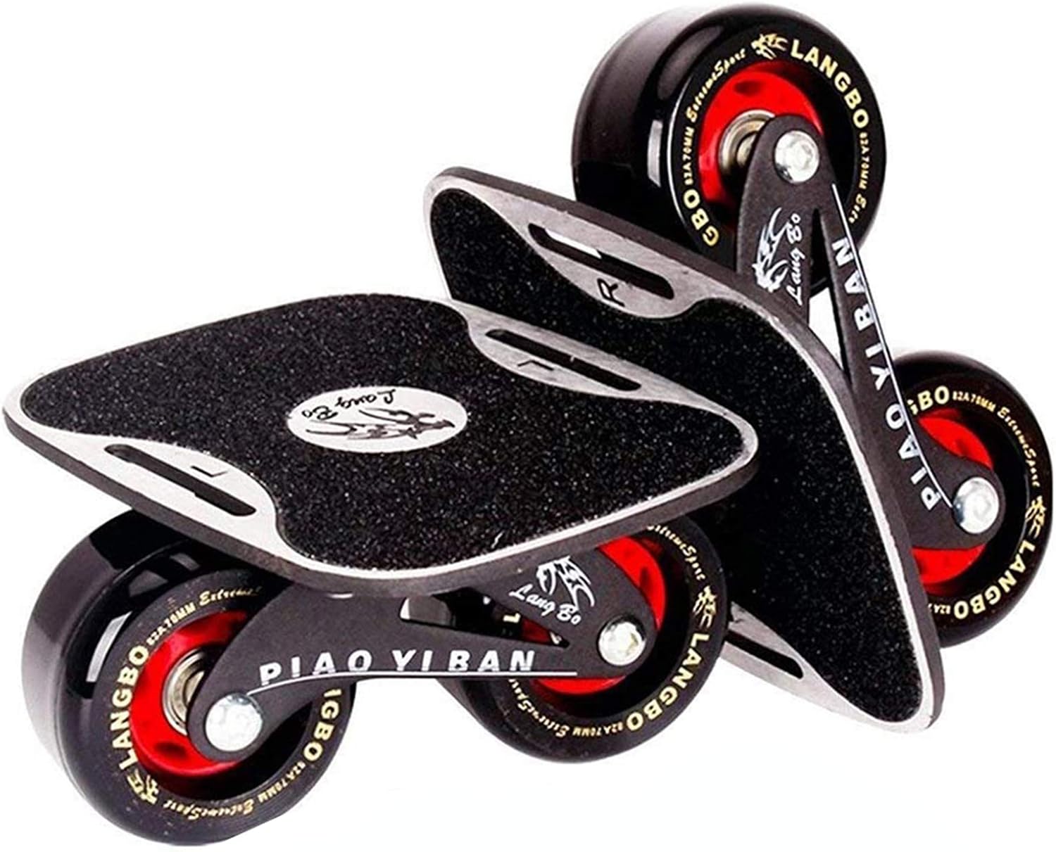 Split Portable Roller Deck with High Rebound Wheels for Outdoor Sliding