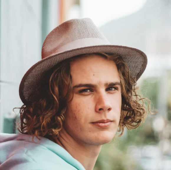 Person in hat casual portrait