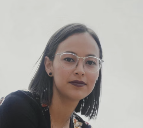 Woman with glasses portrait